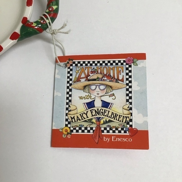 Mary Engelbreit Mini Tea Set Home Sweet Home 2000 Christmas Touches Ceramic NEW - Picture 7 of 10